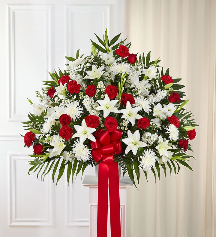 Blue & White Sympathy Basket