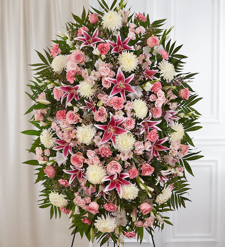 Red Rose Funeral Standing Spray