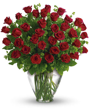 My Perfect Love long-stemmed red rose arrangement - Premium size