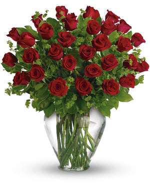My Perfect Love long-stemmed red rose arrangement - Deluxe size